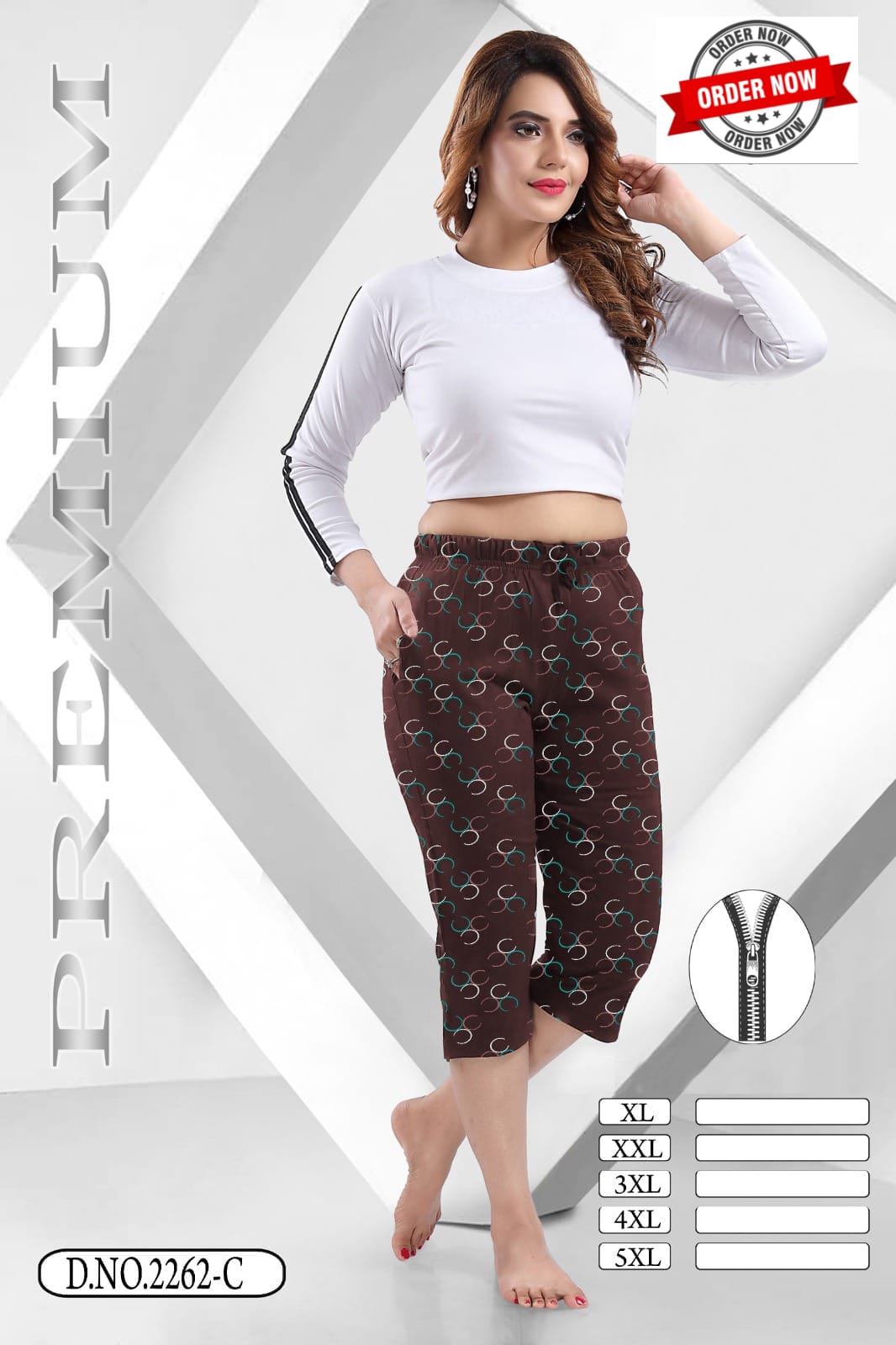 Summer Special Vol At 2262 Hosiery Cotton Pocket Pant Collection